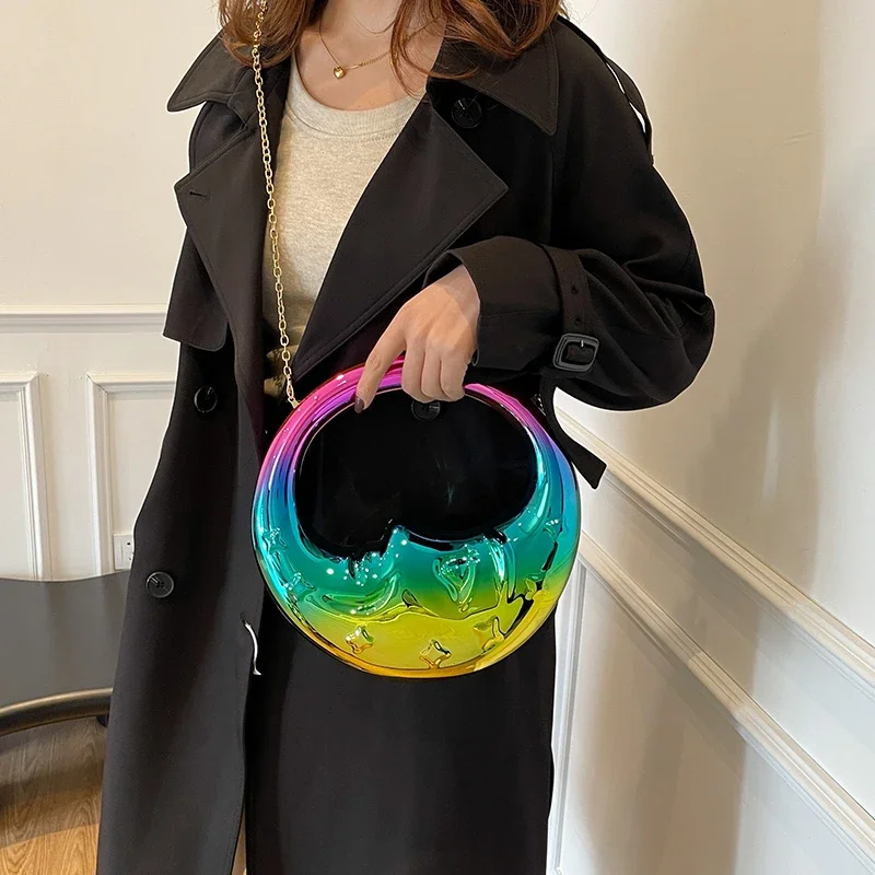 Luxury Bags Sell - Summer Advanced Sense PVC Metallic Gloss
