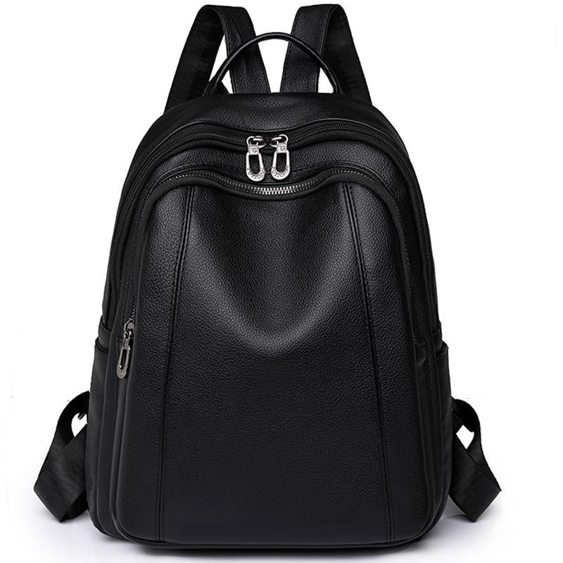 Luxury High Quality Bags - High Quality Leather Backpack Women Large