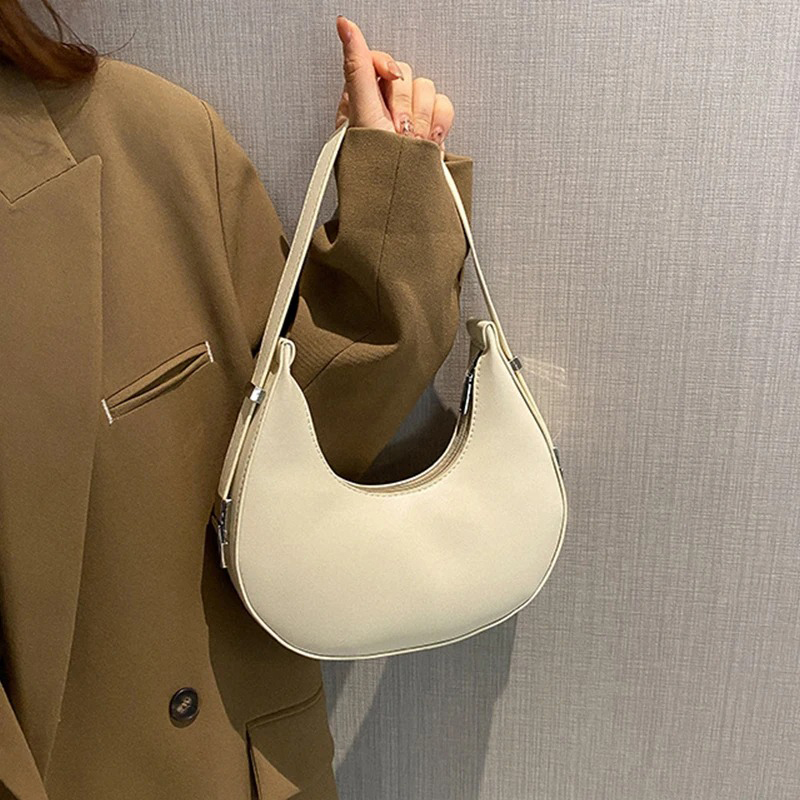 Luxury Bags Collection - Women's Underarm Bag Luxurious PU Leather