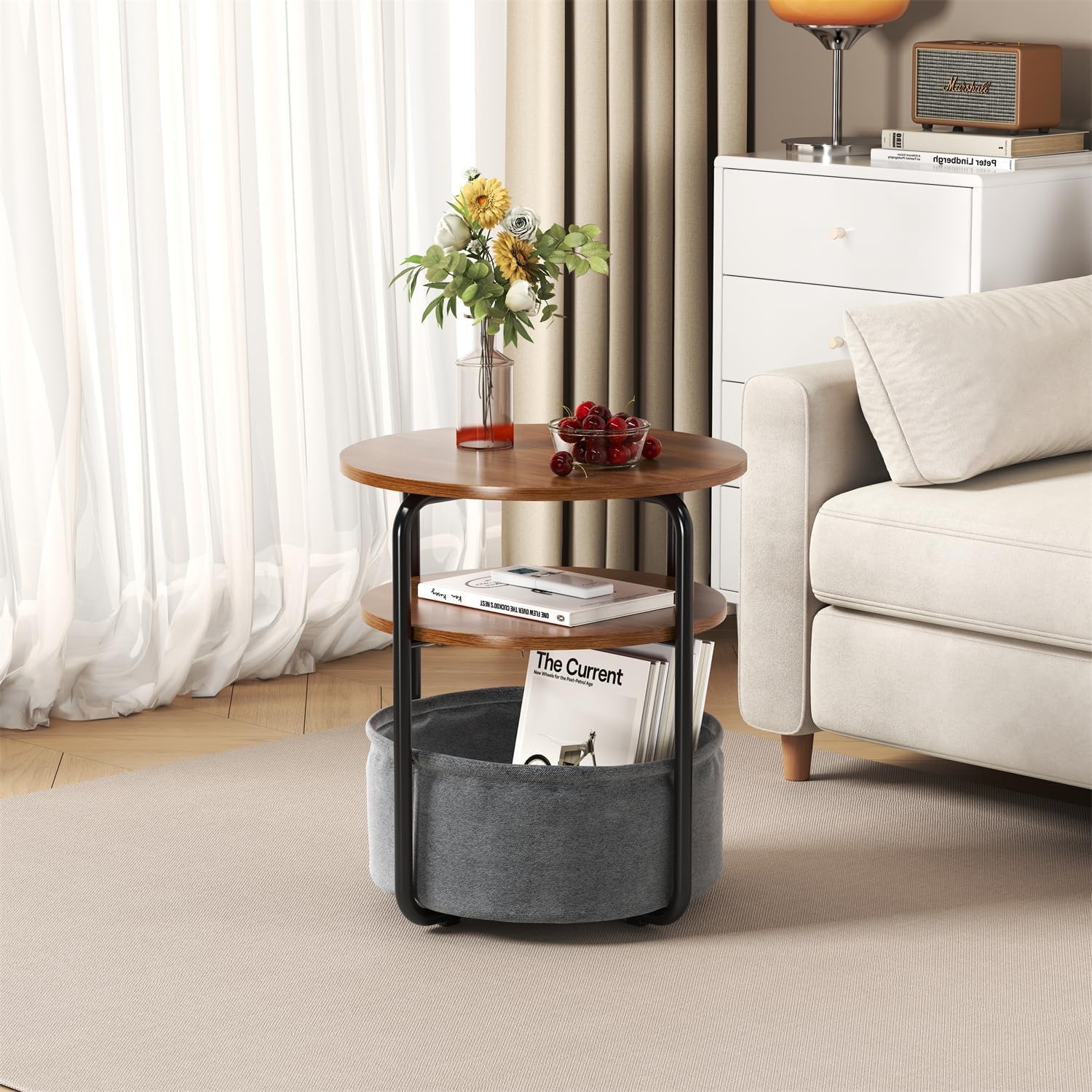 3-Tier Small Round Side Table  - огляд і ціна Luxury Bags Tier