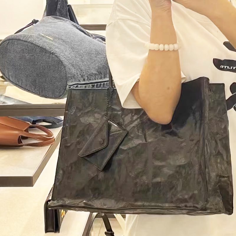 Korean Casual Kraft Paper Tote - огляд і ціна Luxury Bags Collection