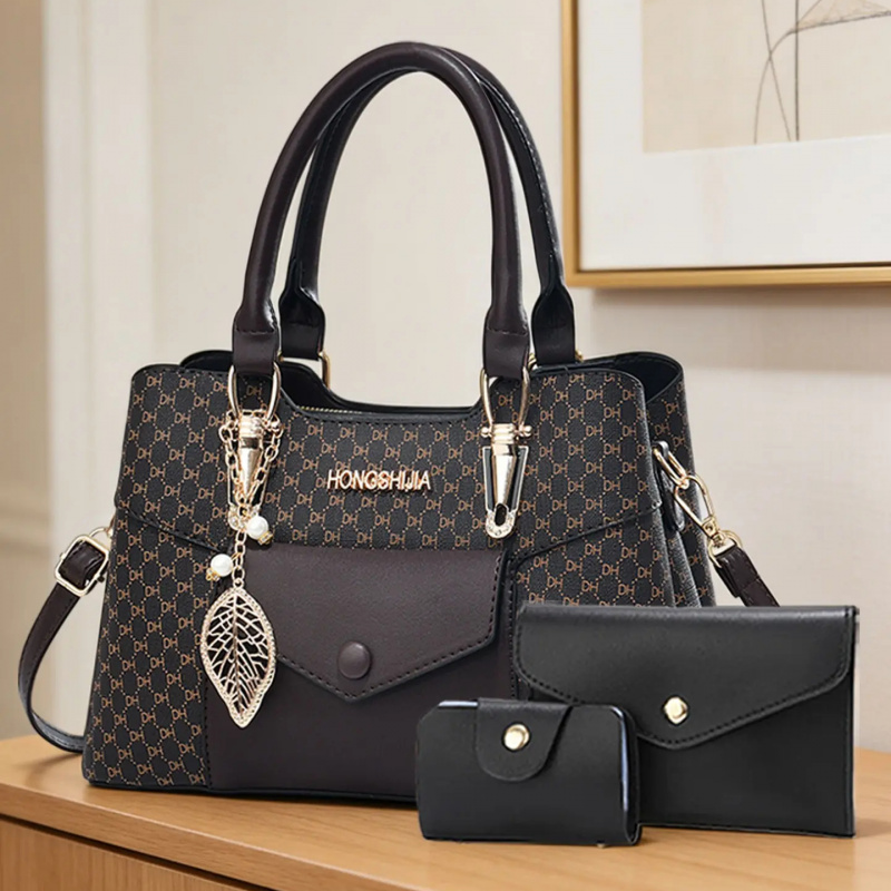 high-end textured large-capaci - огляд і ціна Luxury Zipper Bags