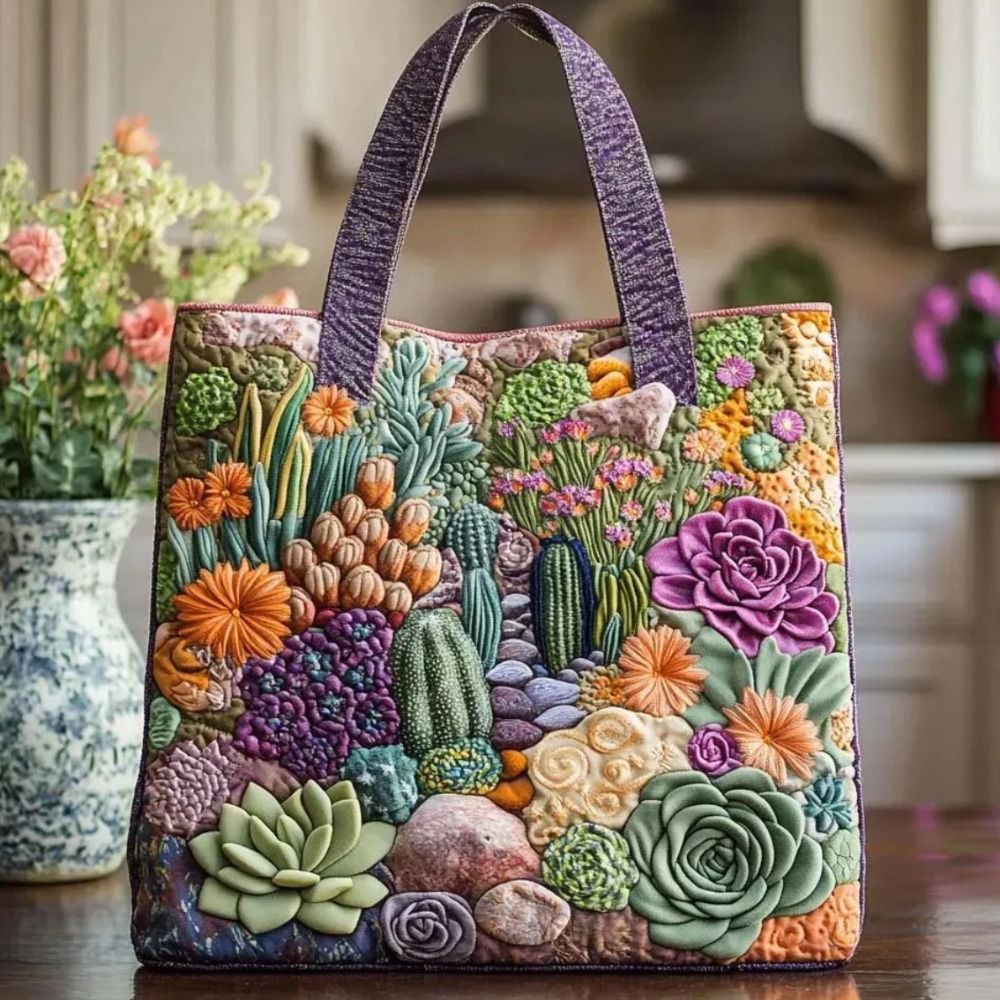 Vintage Women Quilted Tote Bag - огляд і ціна Canvas Tote Designer