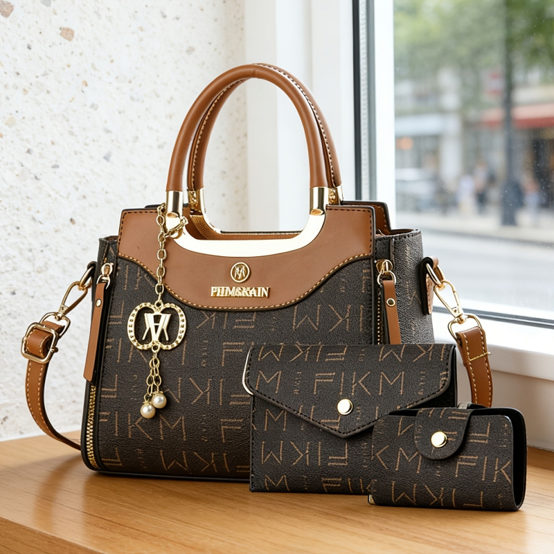 3-piece set of light luxury hi - огляд і ціна Luxury Zipper Bags