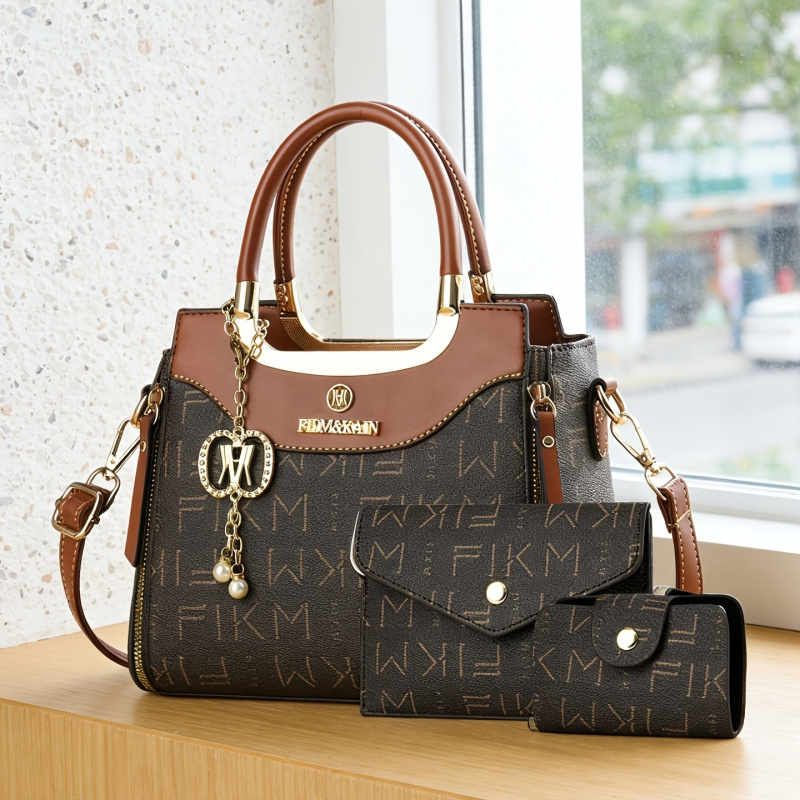 3-piece set of light luxury hi - огляд і ціна Luxury Zipper Bags