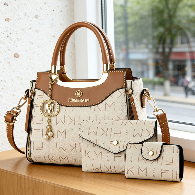 3-piece set of light luxury hi - огляд і ціна Luxury Zipper Bags