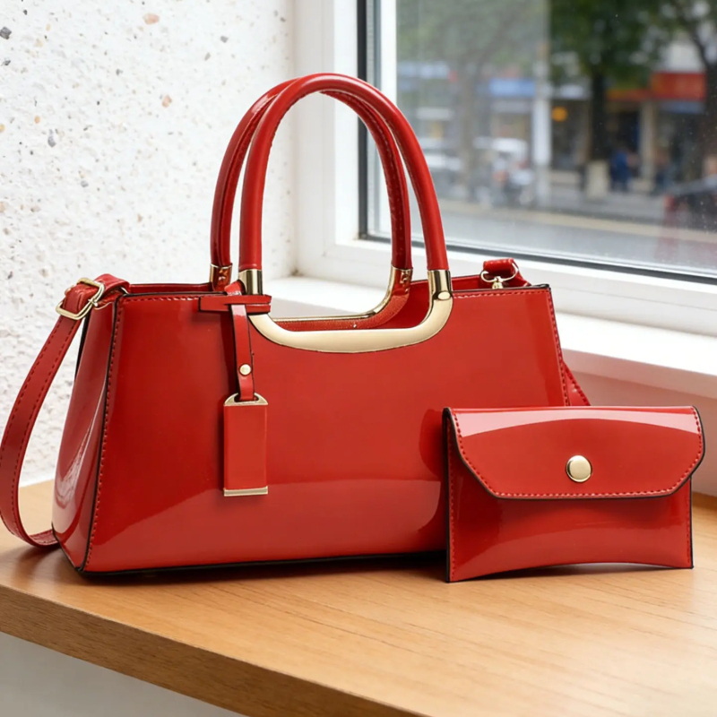 Women's Handbag Set, Light Lux - огляд і ціна Luxury Zipper Bags