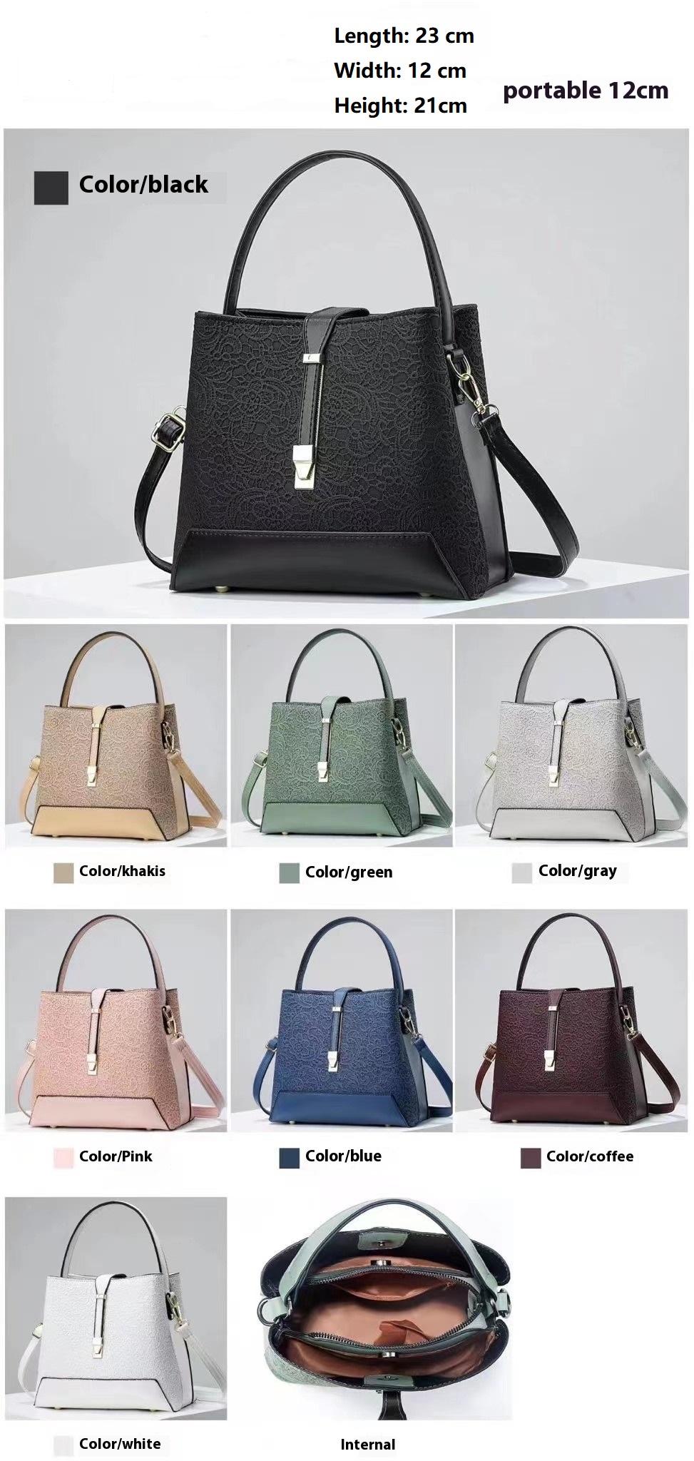 New Luxury Tote Bag Leather Cl - огляд і ціна Luxury Bags Collection
