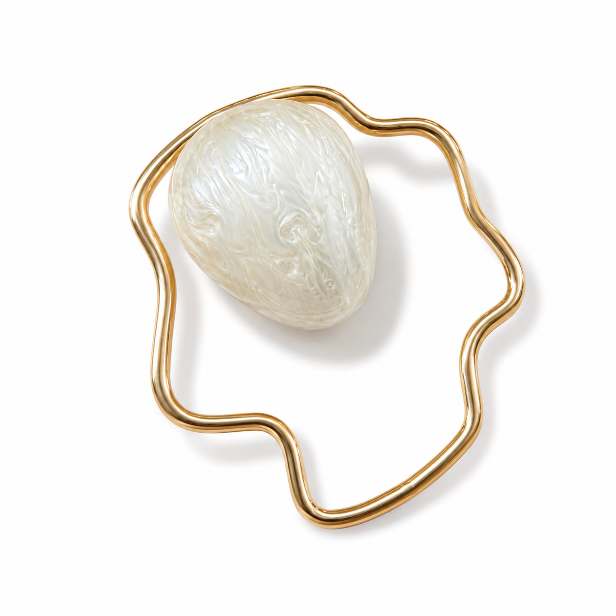 Women mini Acrylic Egg Bag Cut - огляд і ціна Luxury Bags Collection