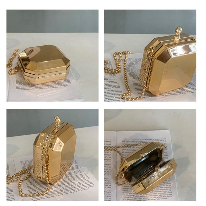 Mini Luxury Gold Party Evening - огляд і ціна Luxury Zipper Bags