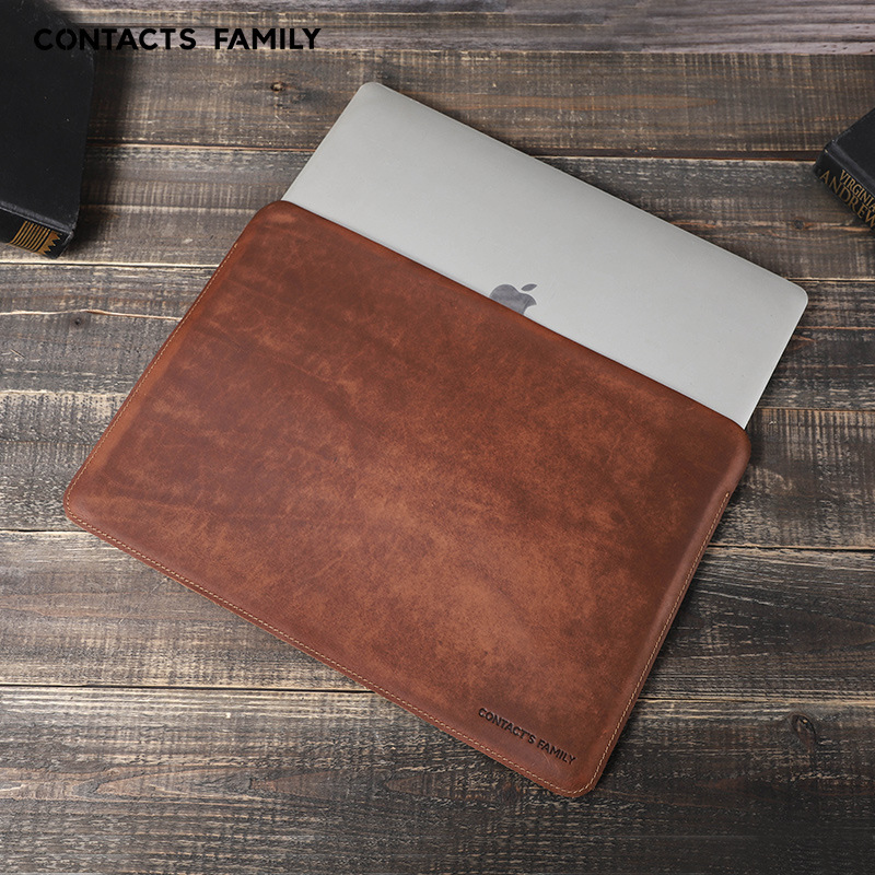 2026 Crazy Horse Leather Lapto - огляд і ціна Briefcase Leather Slim
