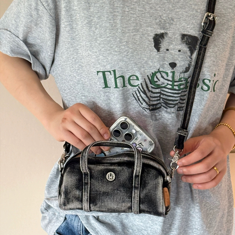 Korean Casual Mini Denim Box B - огляд і ціна Luxury Zipper Bags