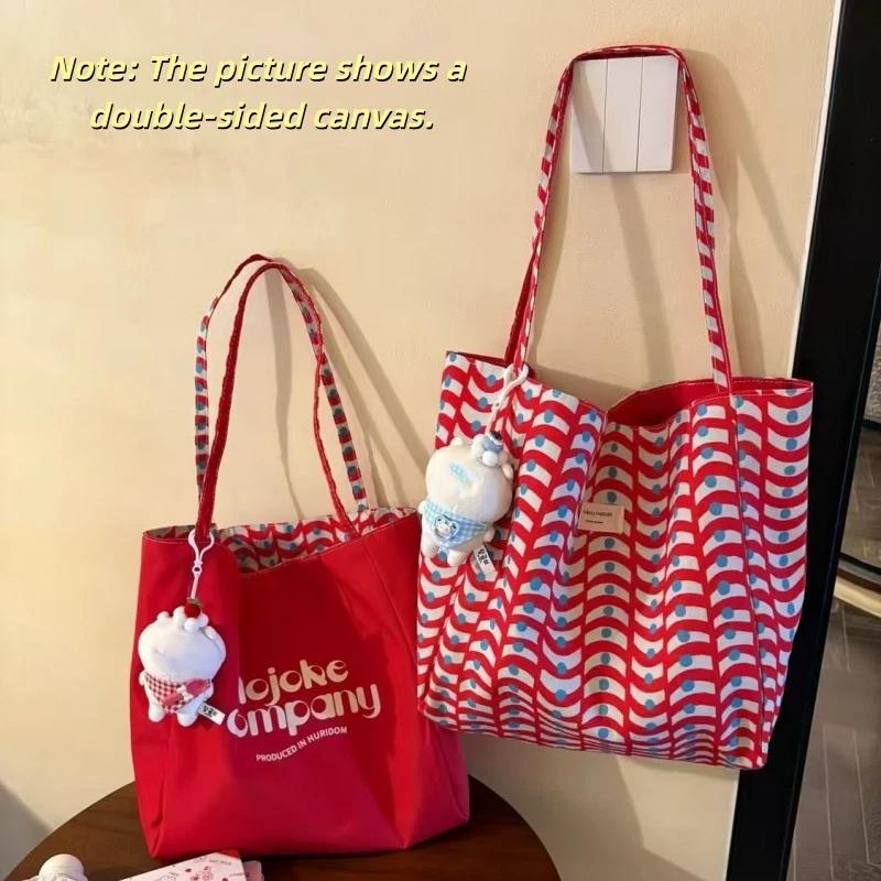 1PCS Large Capacity Korean Can - огляд і ціна Canvas Tote Designer