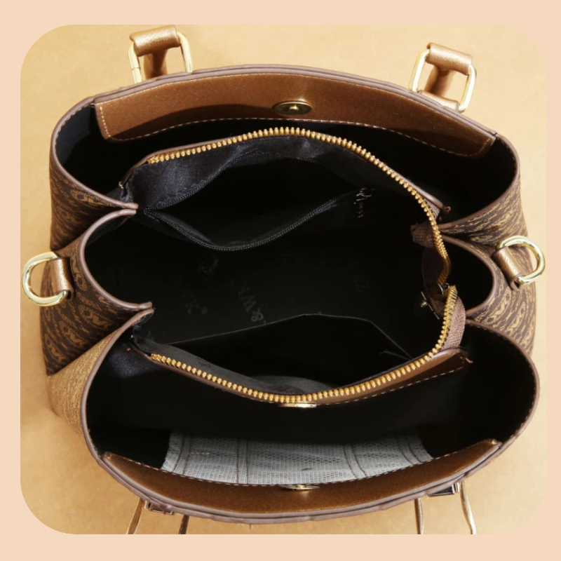 3-piece set of women's handbag - огляд і ціна Luxury Zipper Bags